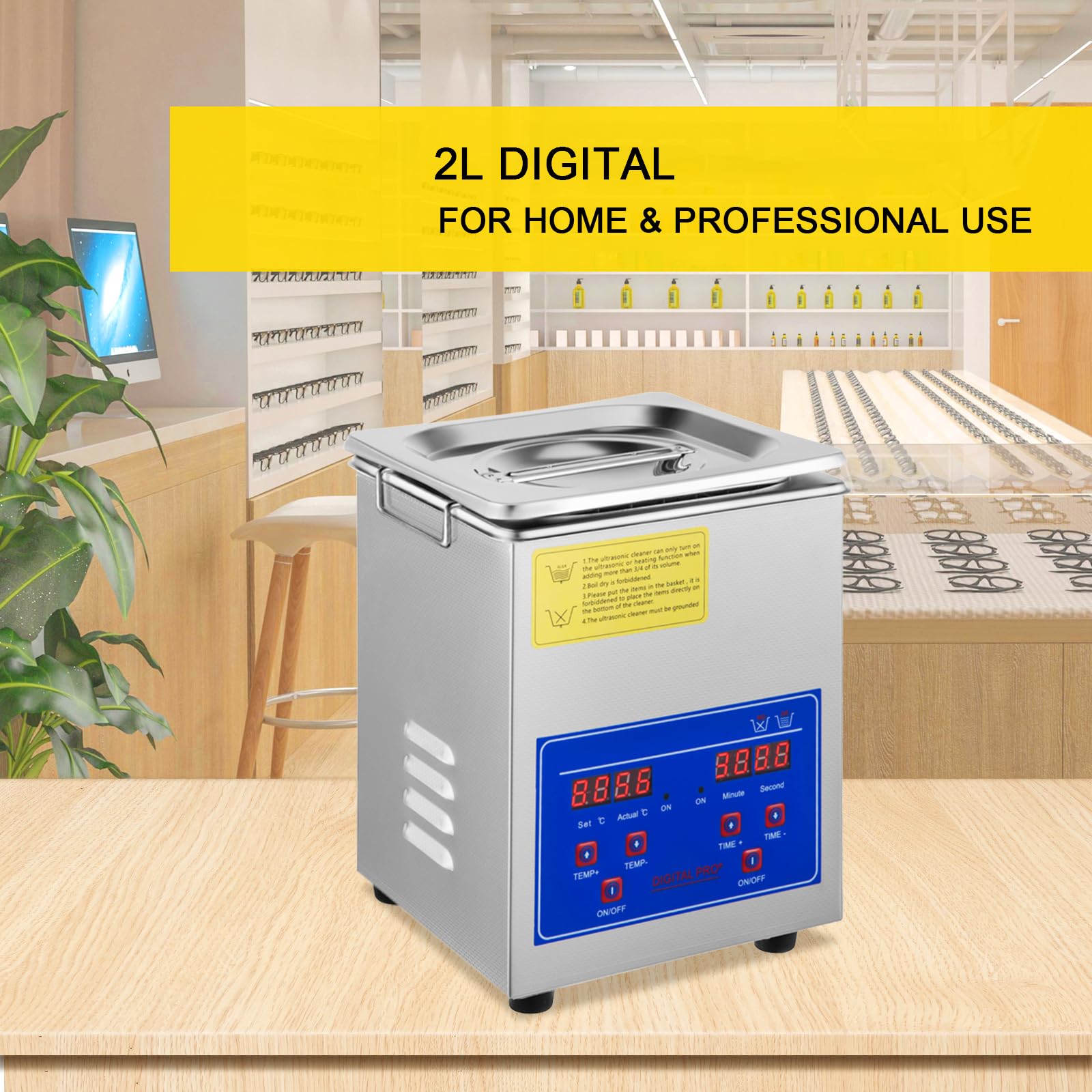 Foto 3 pulgar | Limpiador Ultrasónico De Piezas Vevor Sonic Cleaner 2l Con Temporizador - Venta Internacional.