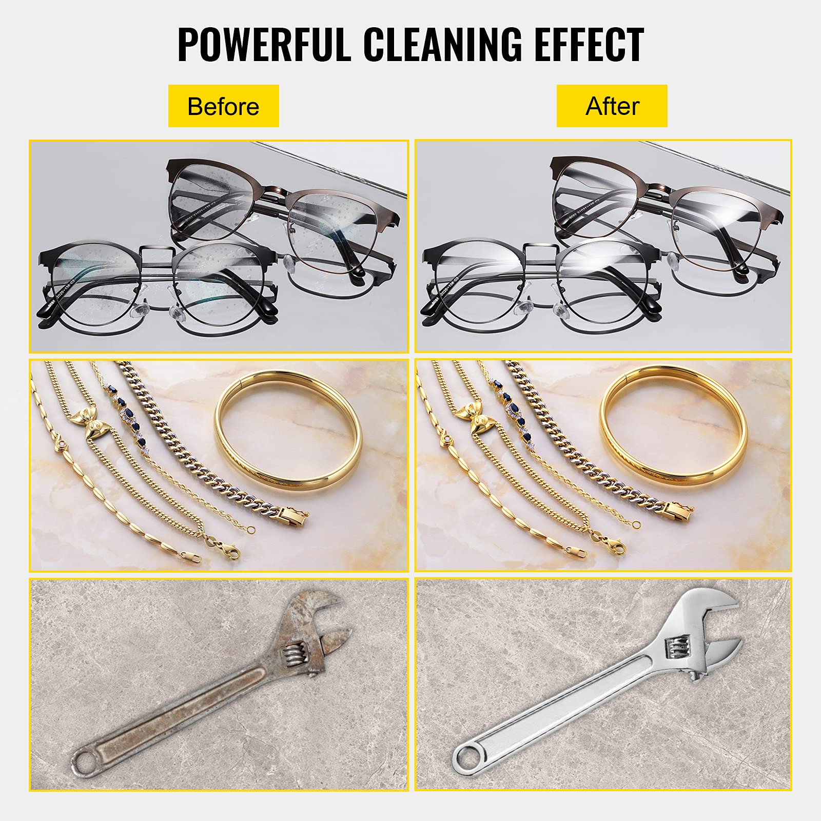 Foto 5 pulgar | Limpiador Ultrasónico De Piezas Vevor Sonic Cleaner 2l Con Temporizador - Venta Internacional.