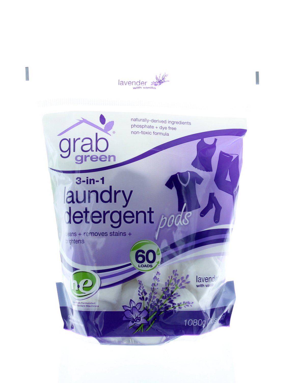 Foto 1 | Detergente Para Ropa En Cápsulas Grab Green 3 En 1, 60 Unidades - Venta Internacional.
