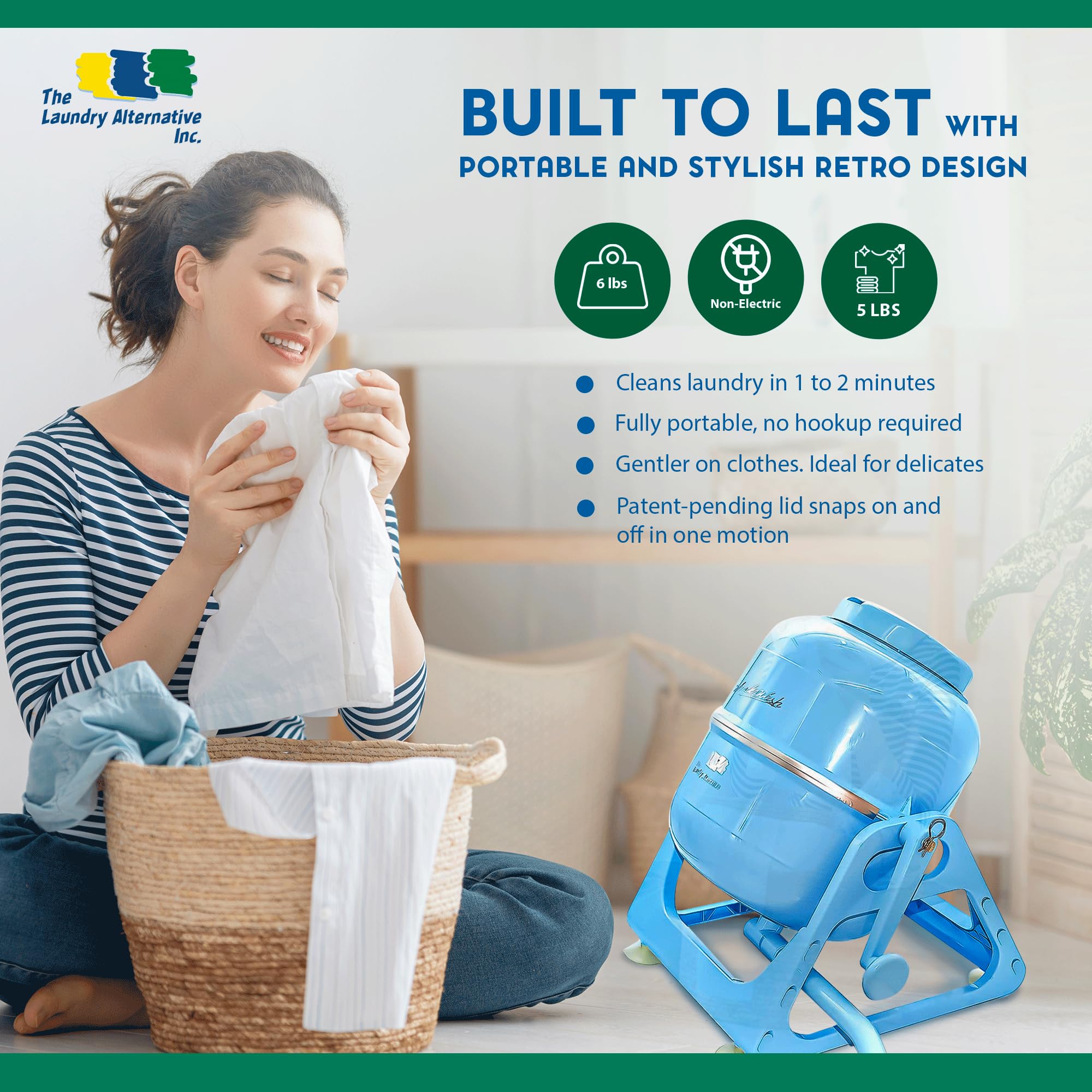 Foto 5 | Lavadora Portátil The Laundry Alternative Wonderwash - Venta Internacional.
