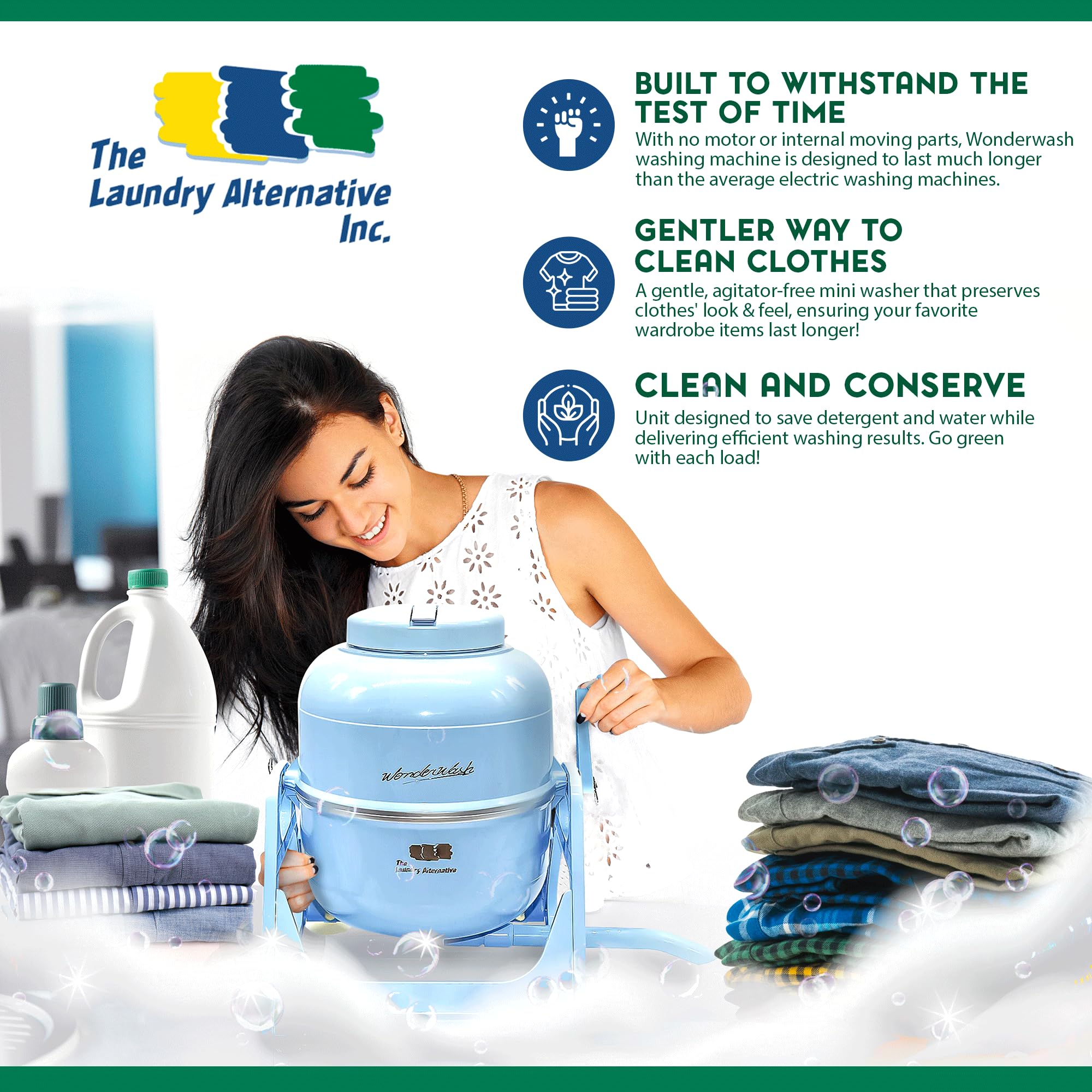 Foto 6 | Lavadora Portátil The Laundry Alternative Wonderwash - Venta Internacional.