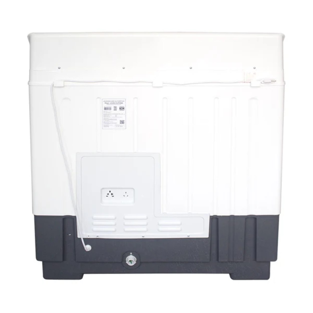 Foto 5 pulgar | Lavadora Semiautomática Dace 28 Kilos Doble Tina Carga Superior Blanca Ls28131pcba