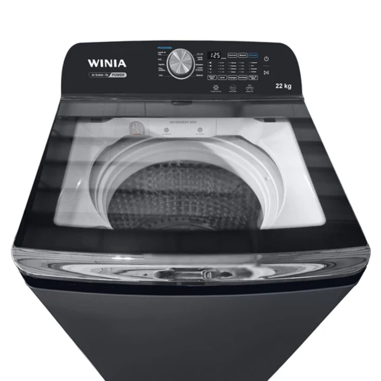Foto 4 | Lavadora Automática Winia 22 Kilos Carga Superior Gris Awfa22gxcxp