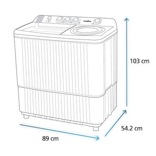 Foto 5 | Lavadora Semiautomática Mabe Doble Tina 18 k