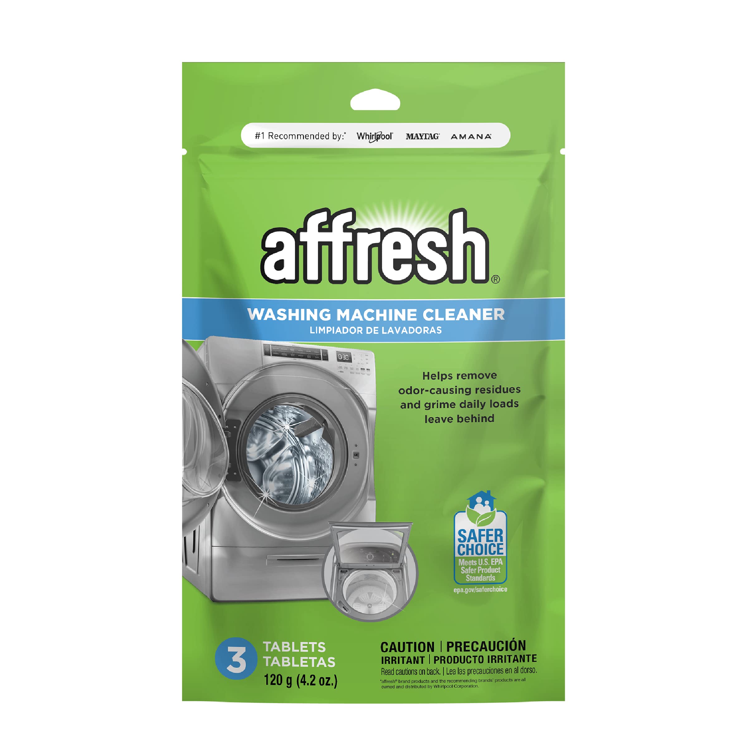 El Limpiador Para Lavadoras Affresh Limpia La Carga Frontal Y Superior - Venta Internacional.