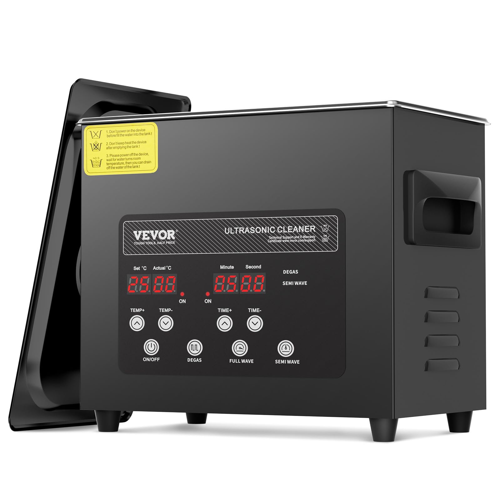 Limpiador Ultrasónico Vevor 3l Con Modo Suave Y Desgasificación - Venta Internacional.