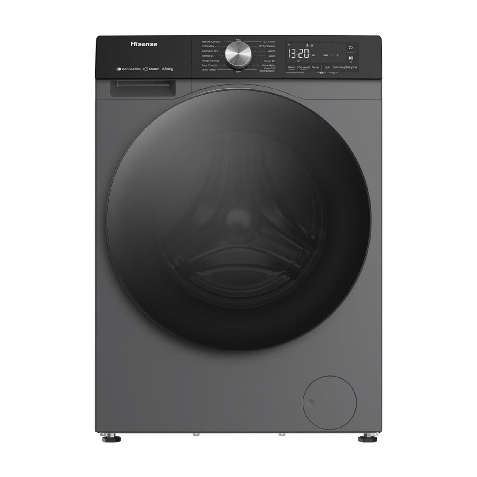 Foto 1 | Lavasecadora Inverter Hisense 15 Kilos Carga Frontal Gris Wd3s1543bt