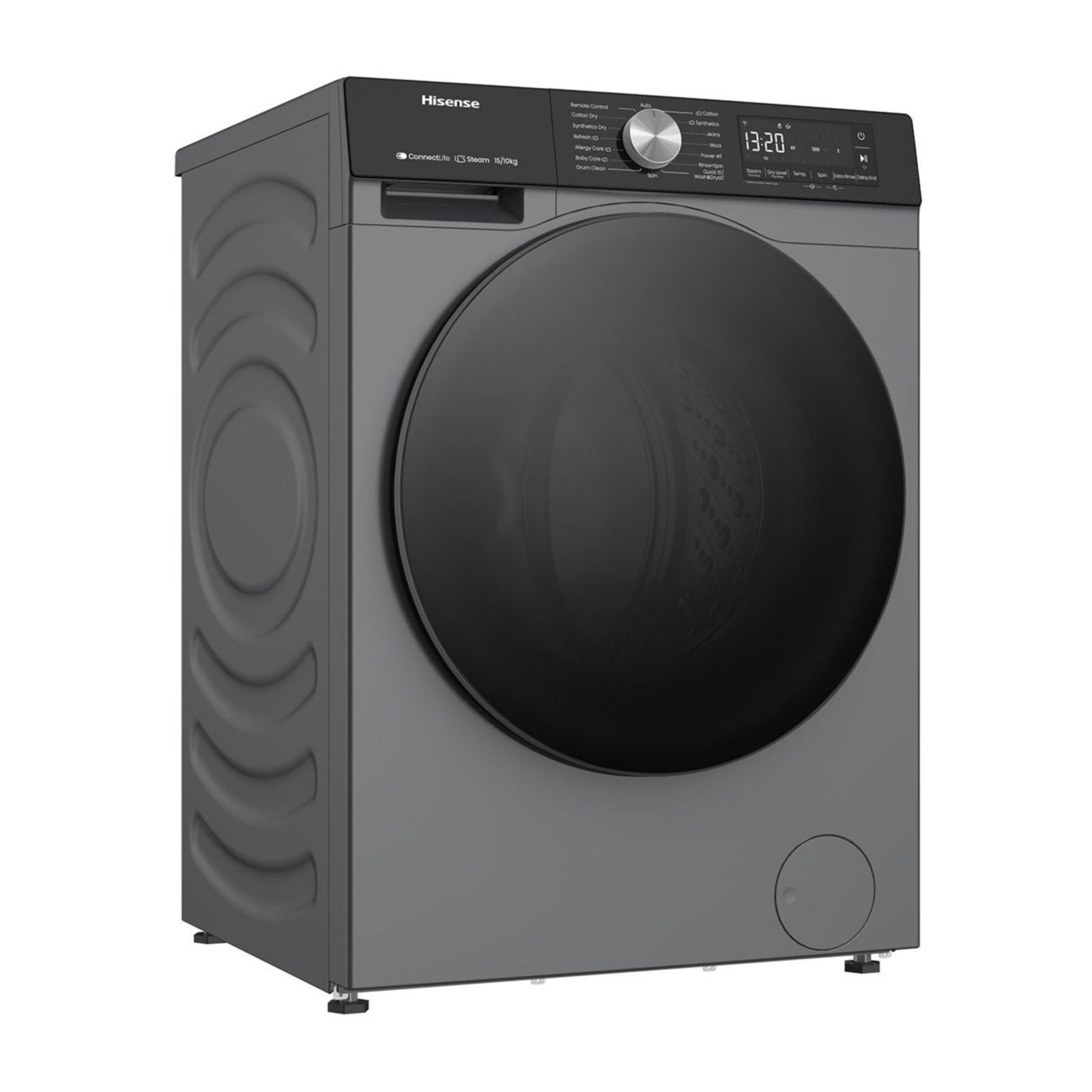 Foto 3 pulgar | Lavasecadora Inverter Hisense 15 Kilos Carga Frontal Gris Wd3s1543bt
