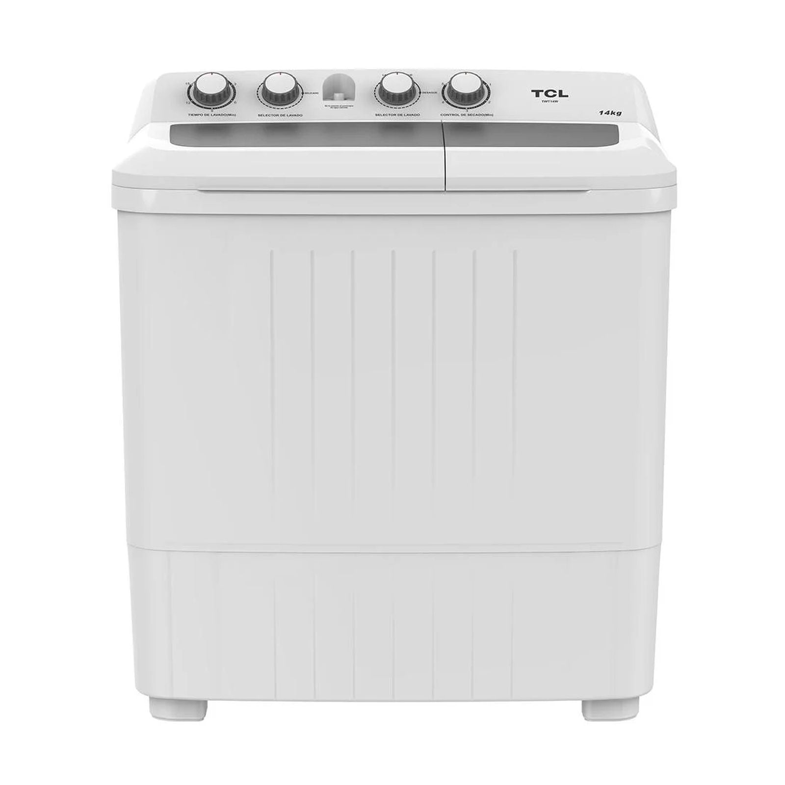 Foto 1 | Lavadora Semiautomática Tcl 14 Kilos Doble Tina Carga Superior Blanca Twt14w