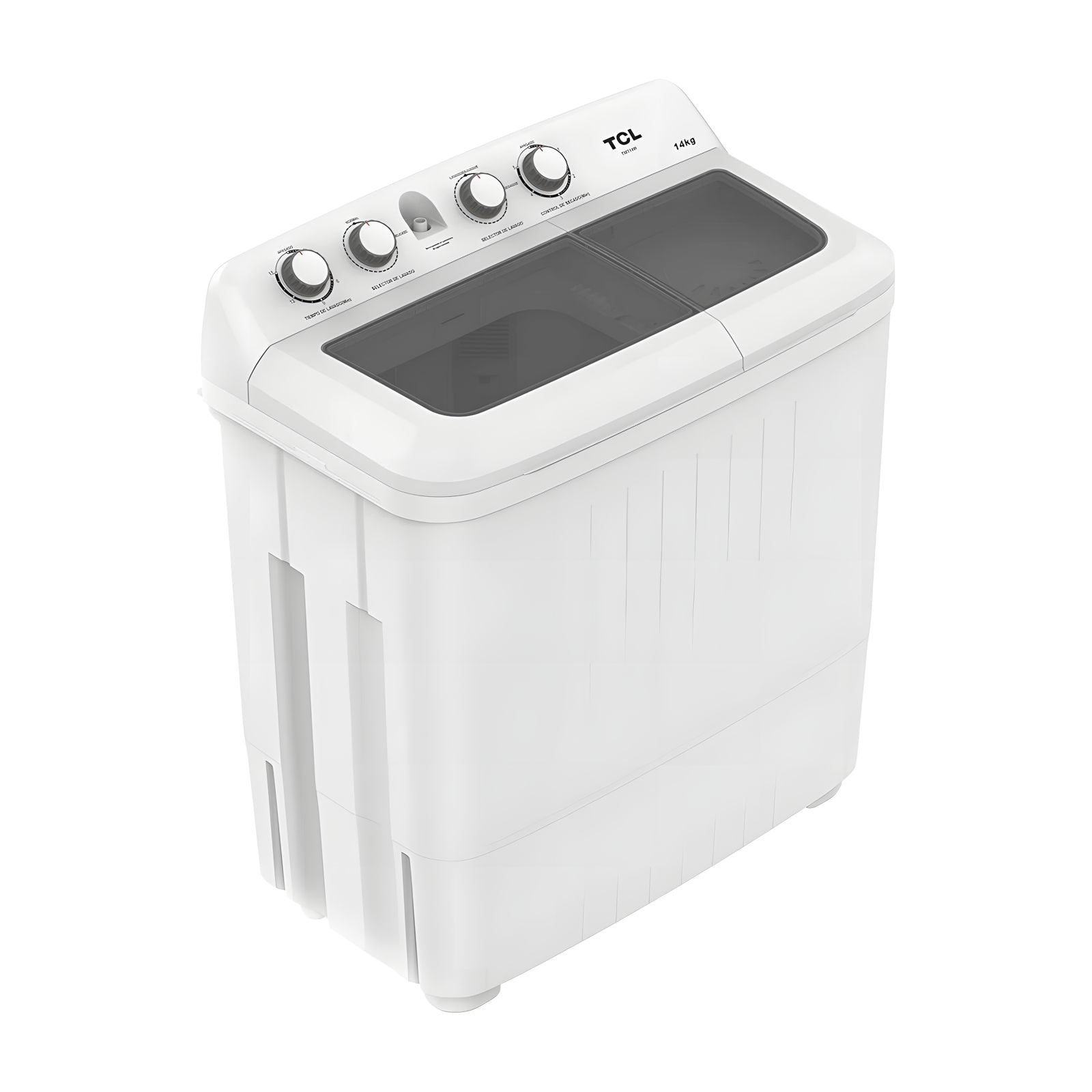 Foto 3 pulgar | Lavadora Semiautomática Tcl 14 Kilos Doble Tina Carga Superior Blanca Twt14w