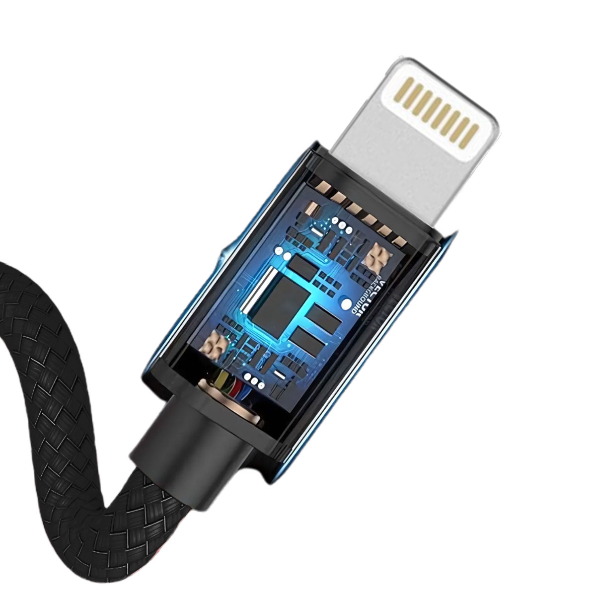 Foto 2 | Jie Smart Cable De Datos 3a Lighting A Usb Varios Colores 1.8m