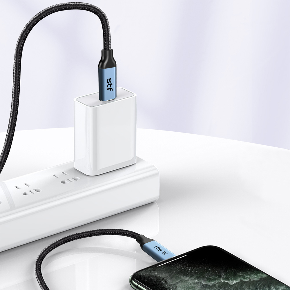 Foto 3 pulgar | Cable Usb C A C 100w 4k Uhd 1.8m: Carga Ultra Rápida Y Video