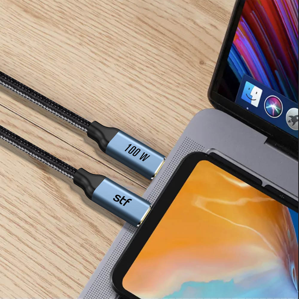Foto 6 pulgar | Cable Usb C A C 100w 4k Uhd 1.8m: Carga Ultra Rápida Y Video