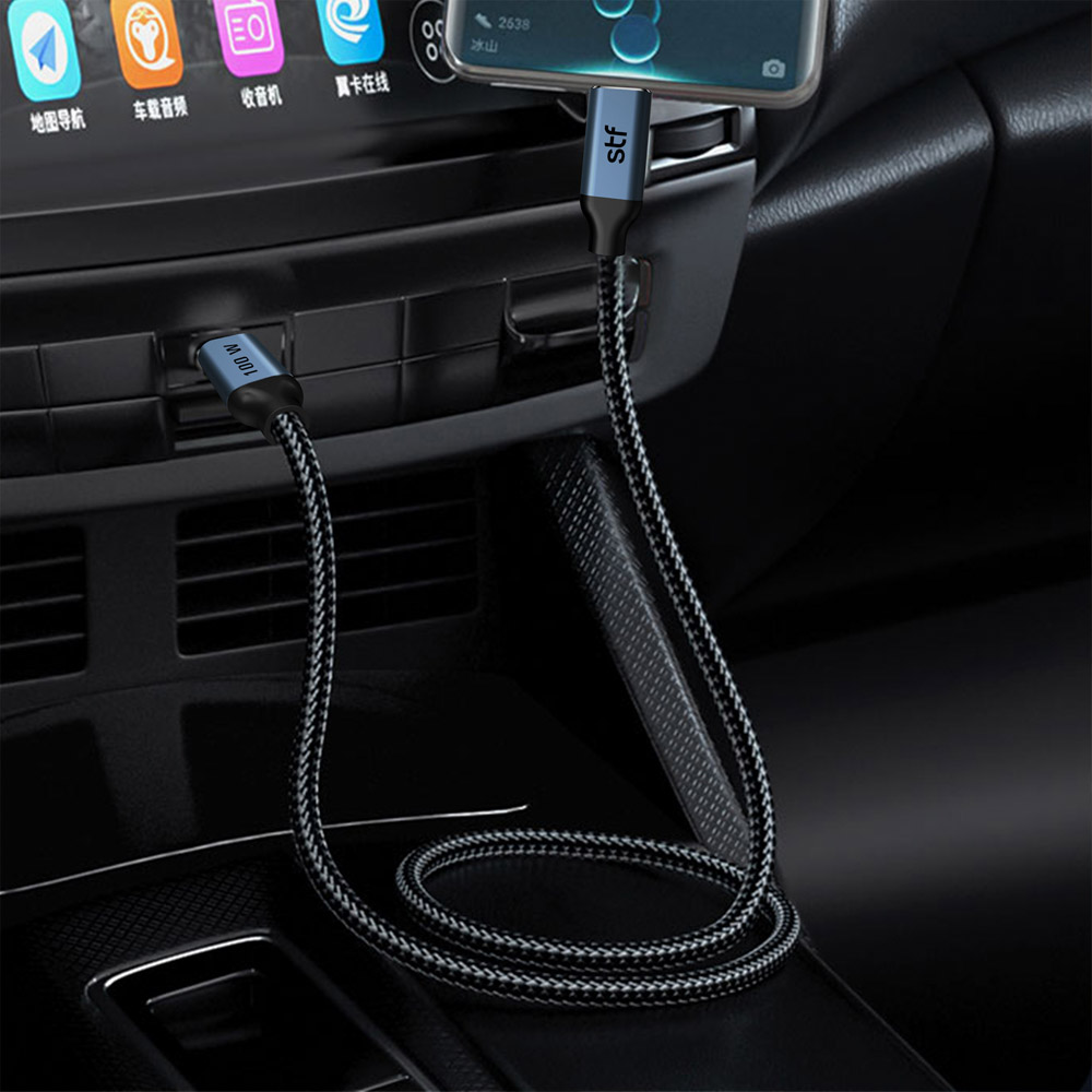 Foto 7 pulgar | Cable Usb C A C 100w 4k Uhd 1.8m: Carga Ultra Rápida Y Video