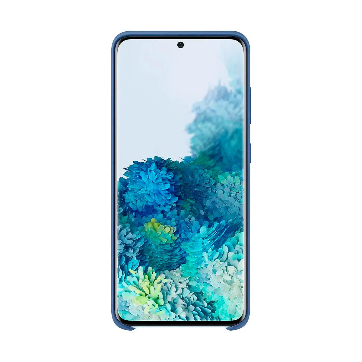 Foto 3 pulgar | Funda/Case Samsung Silicon Cover S20 color Azul Marino