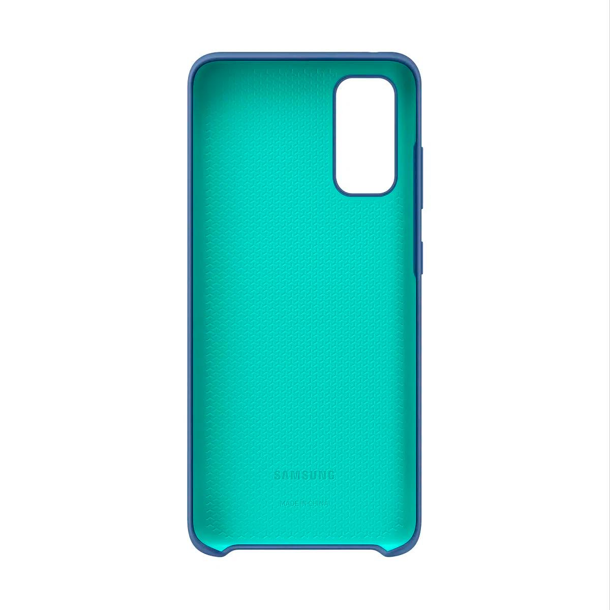 Foto 4 pulgar | Funda/Case Samsung Silicon Cover S20 color Azul Marino