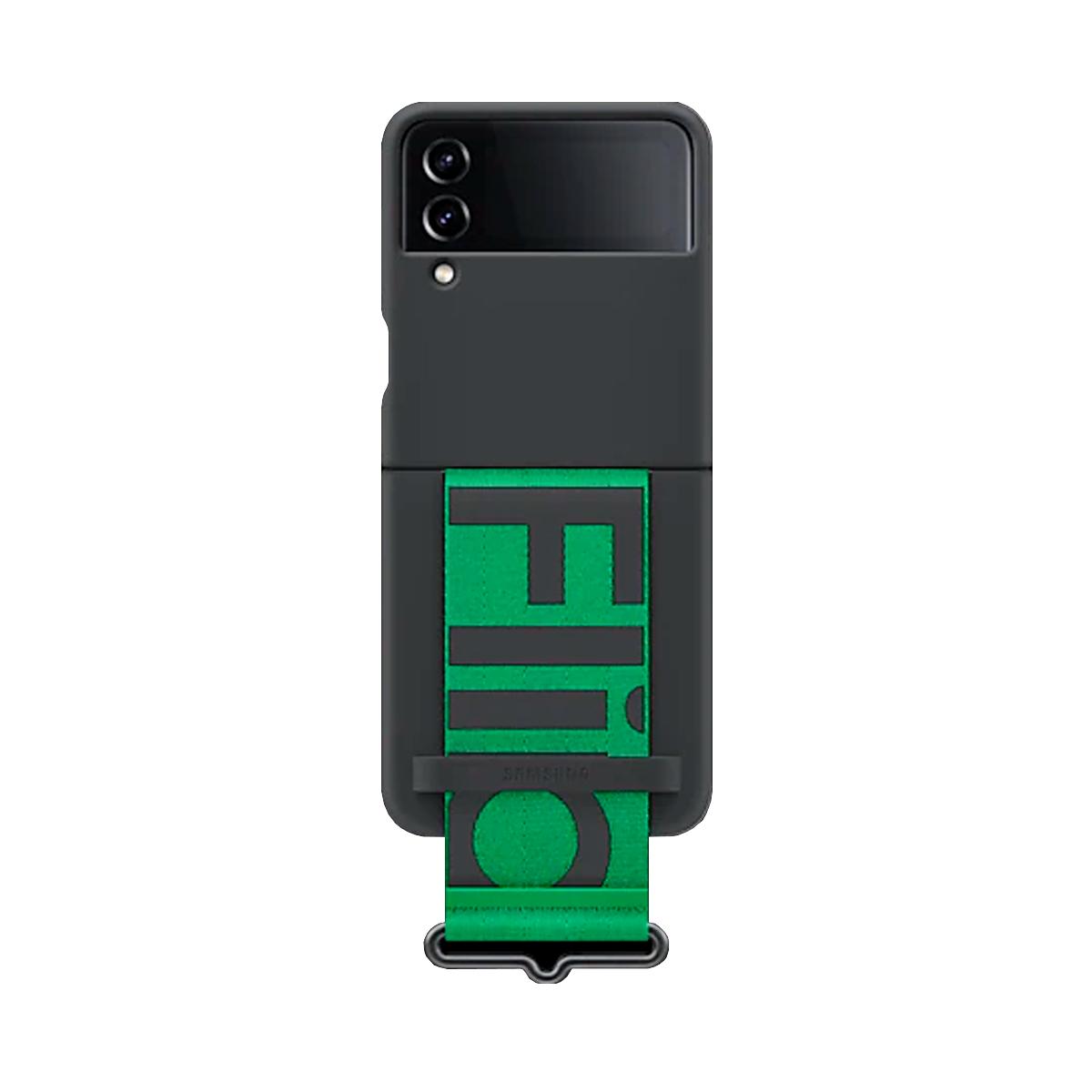 Foto 3 pulgar | Funda/Case Samsung Silicon Strap Black