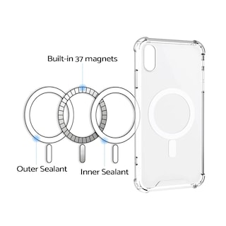 Foto 2 | Funda Genérica para IPhone Xs Max Transparente