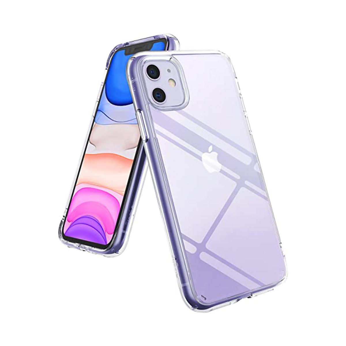 Foto 4 pulgar | Carcasa Ergonómica Mapletree Mxipn-005 Transparente para iPhone XR Estuche Flexible Plástico TPU