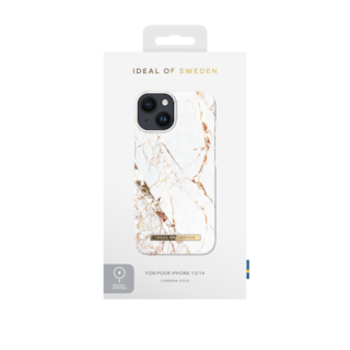 Foto 1 | Fashion Case iPhone 14 -iDeal of Sweden Carrara Gold Magsafe