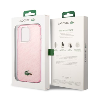 Foto 8 | Funda para iPhone 14 Pro Lacoste color Rosa