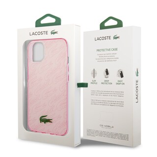Foto 8 | Funda para iPhone 14 Plus Lacoste color Rosa