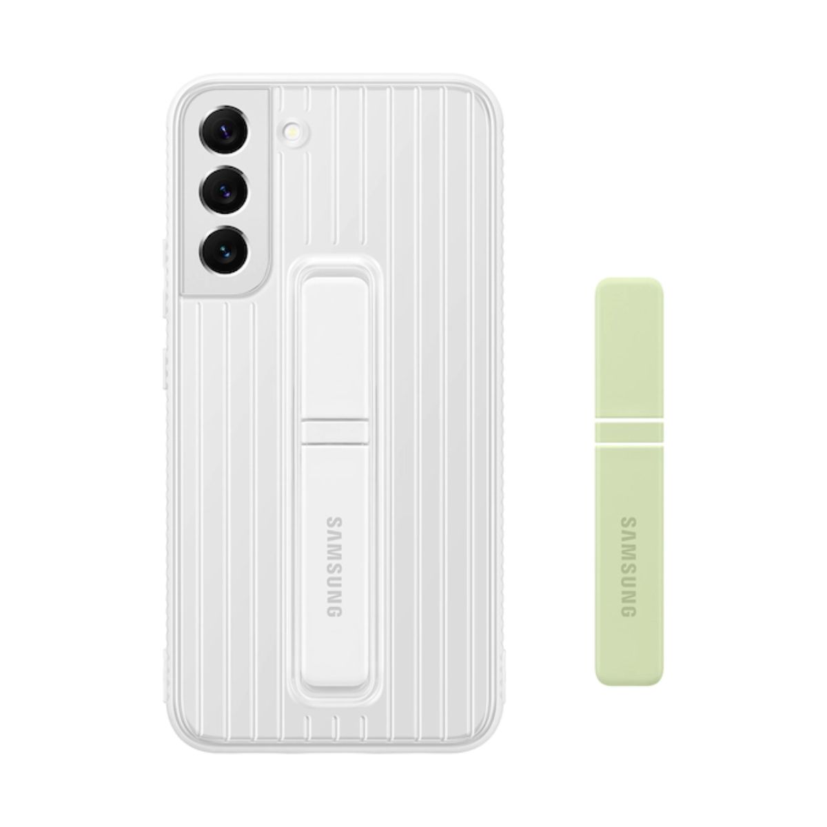 Foto 4 pulgar | Funda Samsung Galaxy S22 y Protective Standing Cover color Blanco