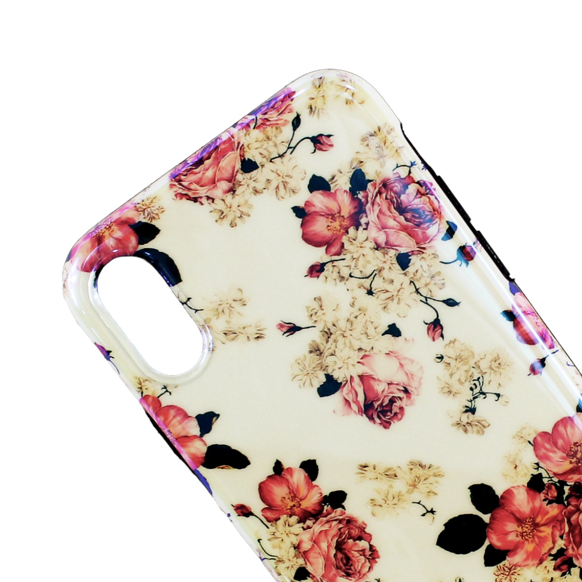 Foto 3 pulgar | Carcasa Triche Multicolor Diseño Flores para iPhone XR