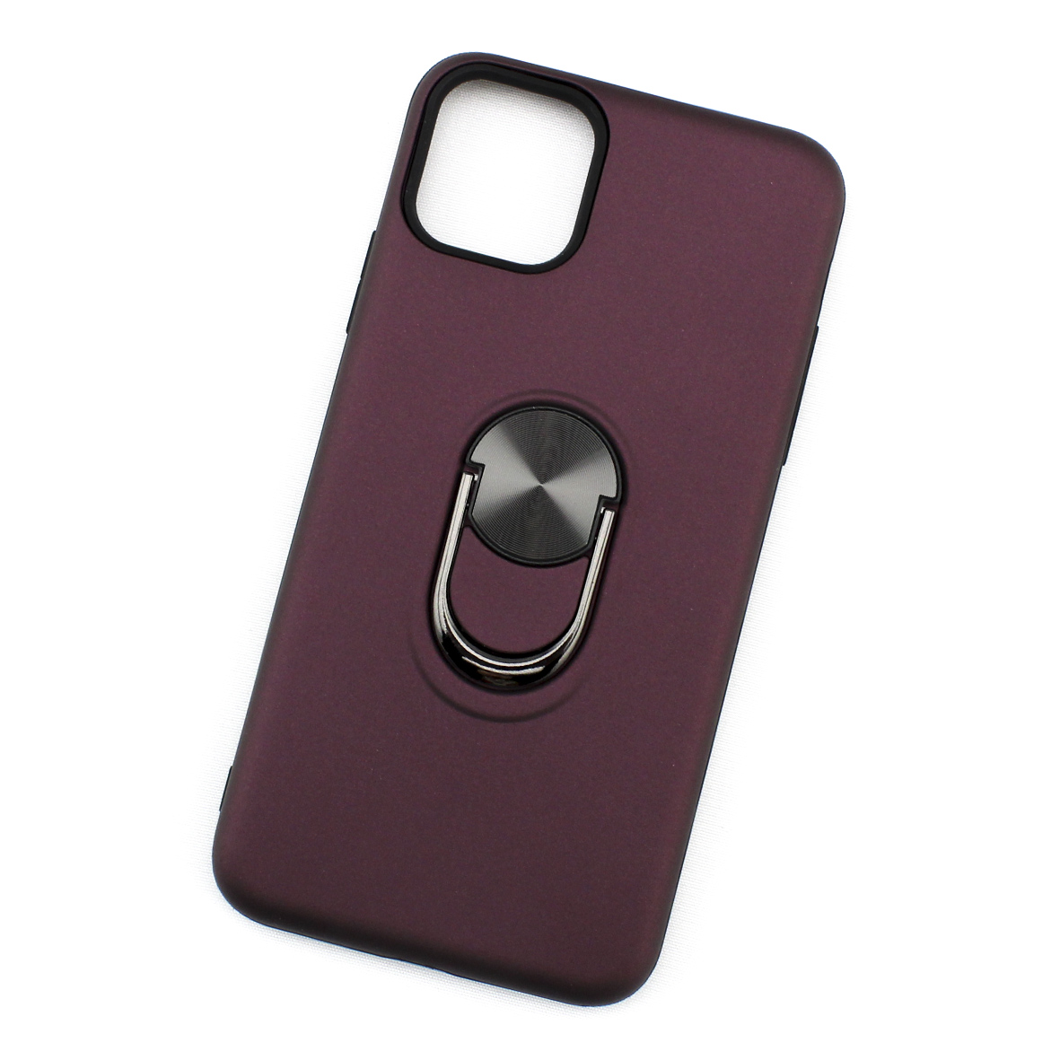 Foto 2 pulgar | Funda Triche Diseño Híbrida Anillo para iPhone 11 Pro Max color Vino