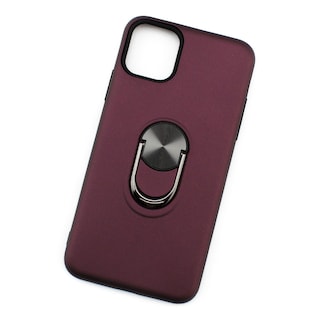 Foto 1 | Funda Triche Diseño Híbrida Anillo para iPhone 11 Pro Max color Vino