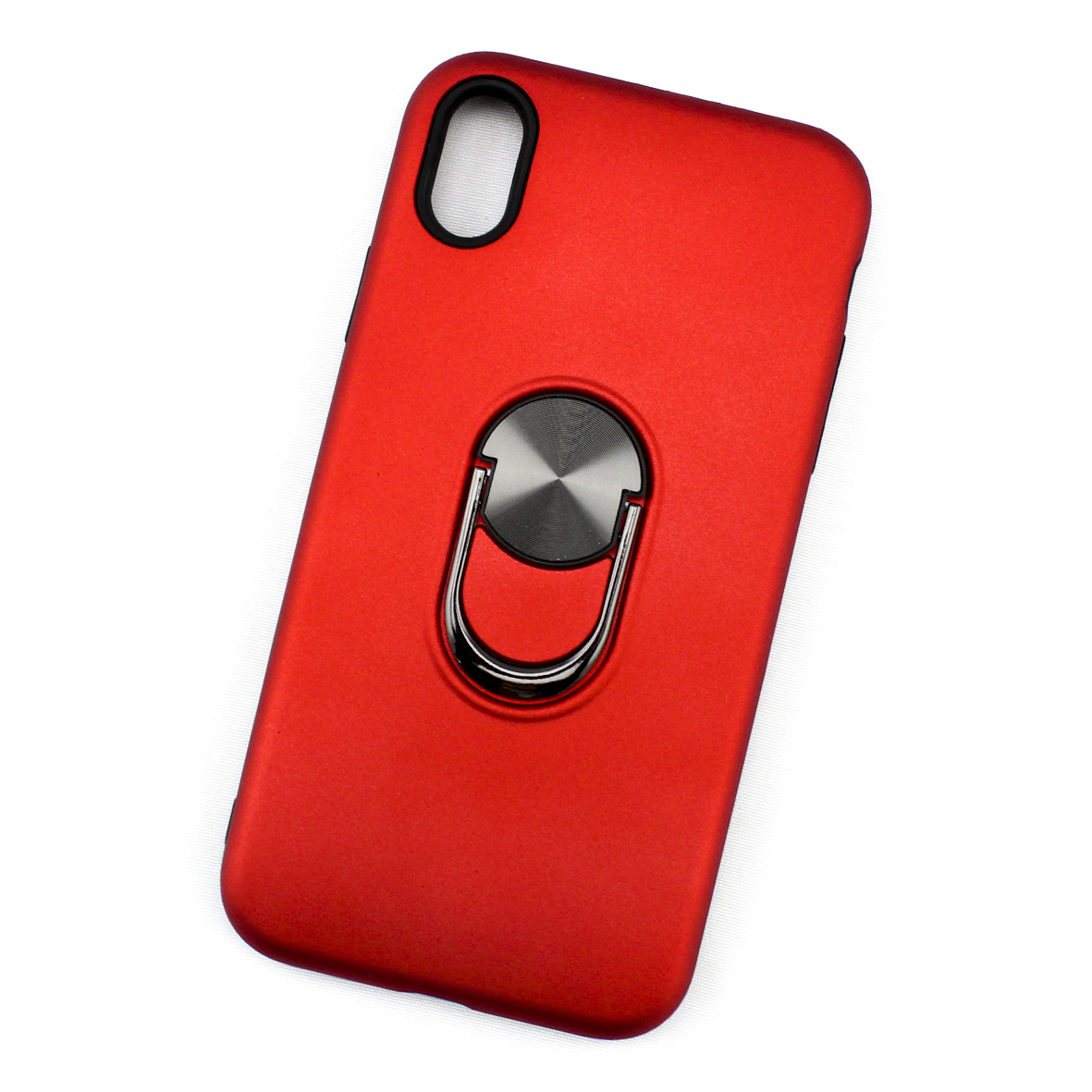 Foto 2 pulgar | Funda Triche Diseño Híbrida Anillo para iPhone XR color Rojo