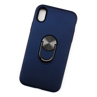 Foto 1 | Funda Triche Diseño Híbrida Anillo para iPhone XR color Azul Marino