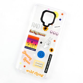 Foto 1 | Funda Triche Dieño Stickers para Xiaomi Note 9s / 9 Pro color Negro