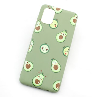 Foto 2 | Kit Triche para Samsung Galaxy A51 Case Aguacate + So + Cristal 9d