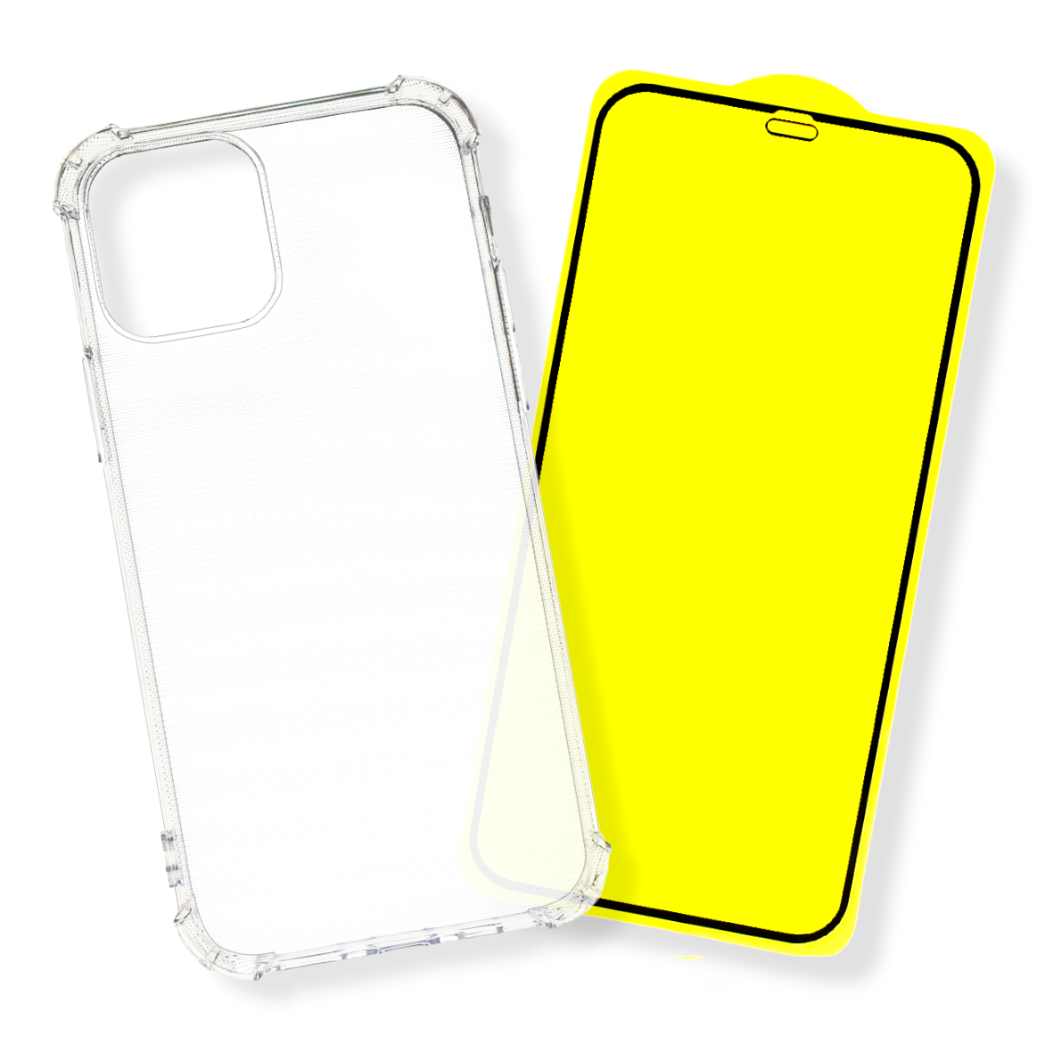 Foto 2 pulgar | Kit Triche para IPhone 12 Pro Max Case Antishock + Cristal 9d