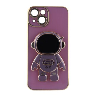 Foto 2 | Kit Triche para iPhone 14 Case Astronauta 3d Lila + Mica 9d