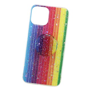 Foto 2 | Kit Triche para iPhone 12 Pro Max Case Arcoíris + So + Cristal 9d