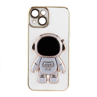 Foto 2 | Kit Triche para iPhone 14 Case Astronauta 3d color Blanco + Mica 9d