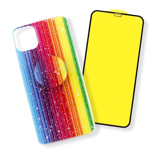 Foto 1 | Funda Triche para Celular iPhone 11 con Cristal 9d