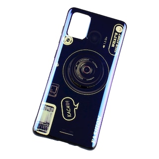 Foto 2 | Kit Triche para Samsung Galaxy A51 Case Cámara color Negro Tornasol + So + Cristal 9d