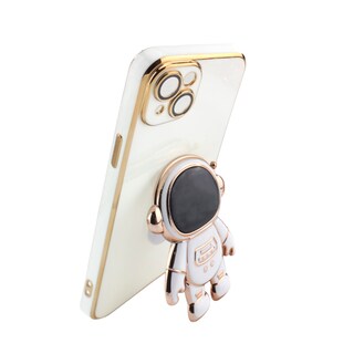 Foto 3 | Kit Triche para iPhone 14 Plus Case Astronauta 3D Blanco + Mica 9D