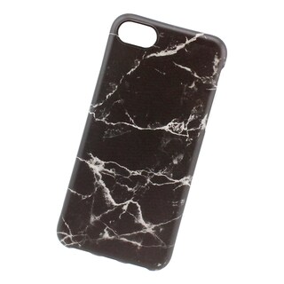 Foto 2 | Kit Triche para iPhone 7 / 8 / Se 2020 Case Mármol Mate Negro + Cristal 9d
