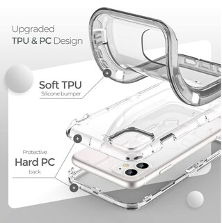 Foto 2 | Funda Case De Uso Rudo Funbu Para IPhone 11 Transparente Antigolpes