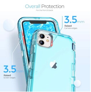 Foto 2 | Funda de Uso Rudo Funbu color Azul para IPhone 12
