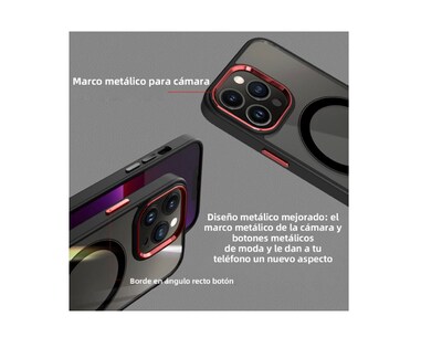 Foto 3 | Funda para iPhone 12 Pro Max Funbu con Case Transparente Magsafe