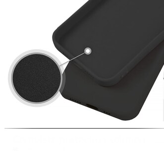 Foto 3 | Funda de Silicona Funbu Negra para Celular Compatible con iPhone 11 Pro