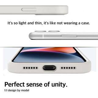 Foto 3 | Funda de Silicona Funbu Blanca para Celular Compatible con iPhone 12 Pro