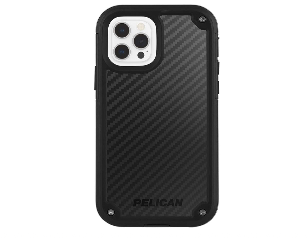 Funda Kevlar para IPhone 12 Pro Max 5g Pelican Serie Shield Negro