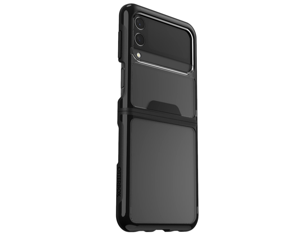 Foto 2 pulgar | Funda para Galaxy Z Flip3 5g cristal Negro Otterbox Symmetry Series Flex