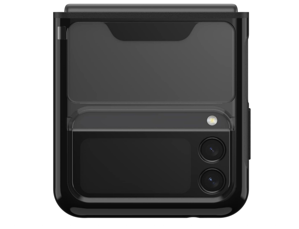 Foto 4 pulgar | Funda para Galaxy Z Flip3 5g cristal Negro Otterbox Symmetry Series Flex